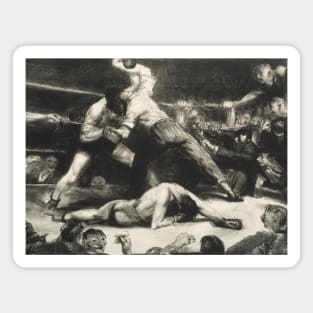 A Knock-Out by George Bellows Magnet